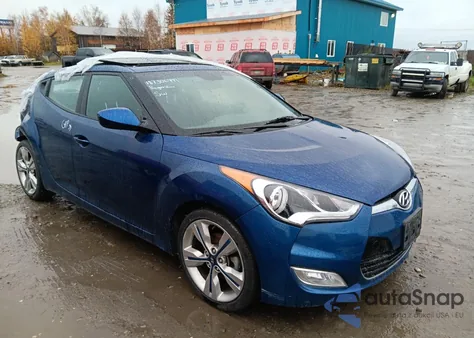 2017 Hyundai Veloster z USA, uszkodzony, nr VIN KMHTC6AD6HU312512